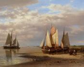 Preparing for the Day's Fishing - 亚伯拉罕·胡克·二世